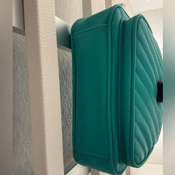 NWT Badgley Mischka Teal Blue/Green Crossbody Handbag Purse - Picture 5 of 6